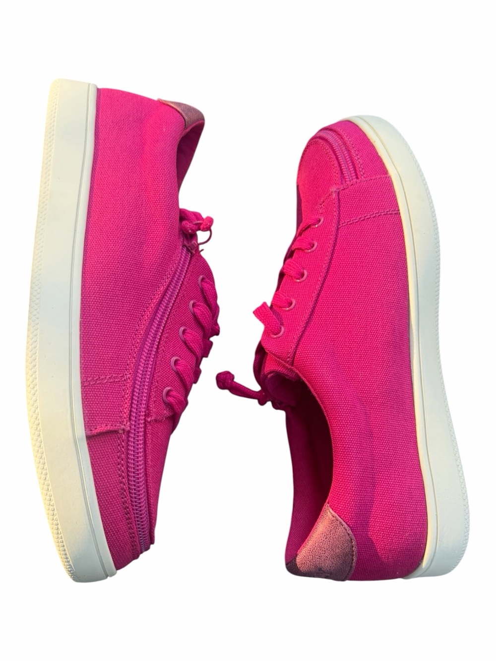 Billy Footwear Orchid Sneakers Women’s Size 7.5 NIB Adaptive Zip Shoes
